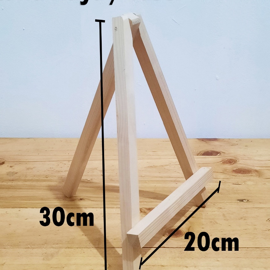 

KI3 Stand Kayu M Easel M Ukuran 3x2 Kayu Holder Foto Kayu Untuk Hiasan Wooden Tripod Stand Canvas Standing Penyangga Sandaran