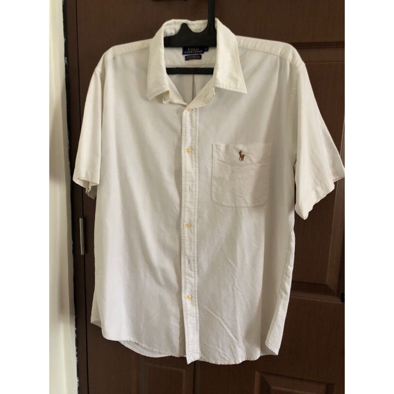 kemeja putih polo ralph lauren - used