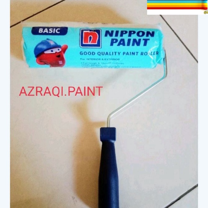 

HJ6 KUAS ROLL CAT TEMBOK PAINT ROLLER BIRU KUAS ROLL BIRU 9 INC NIPPON PAINT