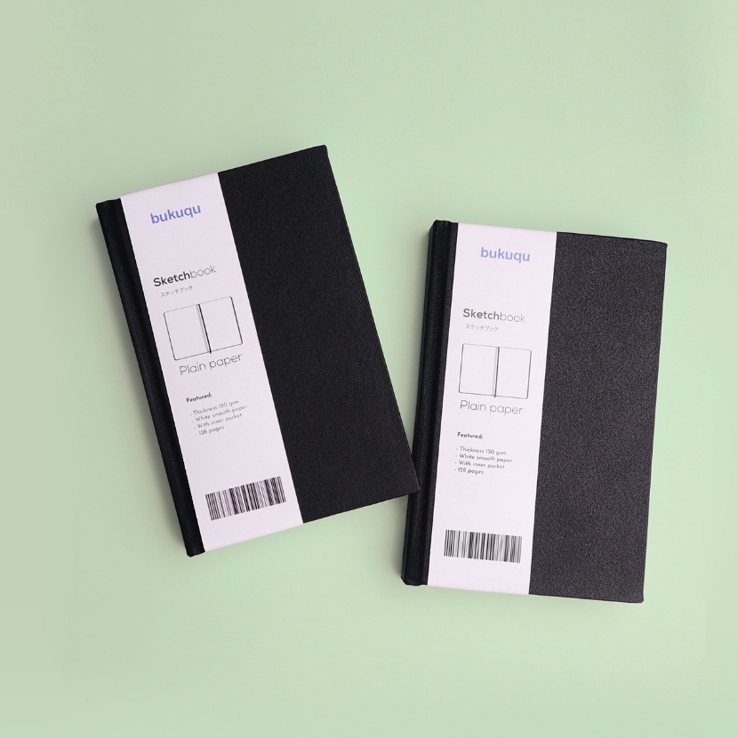 

KP8 bukuqu Sketchbook Simple A6 15 gsm Sketsa gambar Sketch book lukis