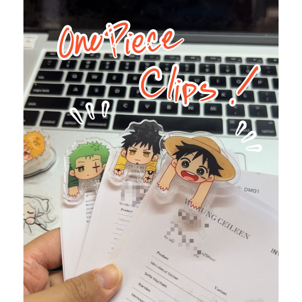 

One Piece | Chainsawman Acrylic Paper Clip
