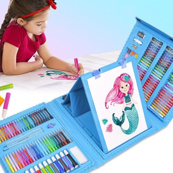 

KI3 Art Set Alat Gambar Tulis Anak Crayon Pensil Warna 2 Pcs