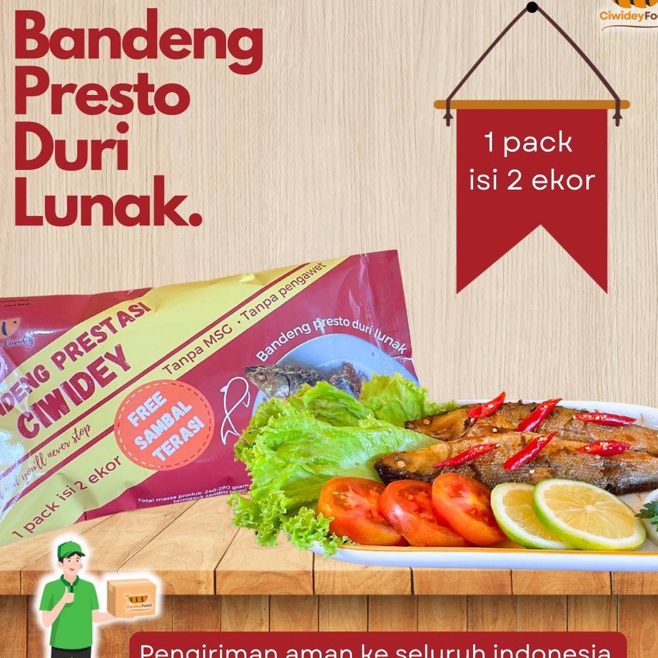 

GRATIS ONGKIR Frozen Food BANDENG PRESTO TULANG LUNAK CIWIDEY Bandeng Prestasi Ciwidey Include Ice Gel