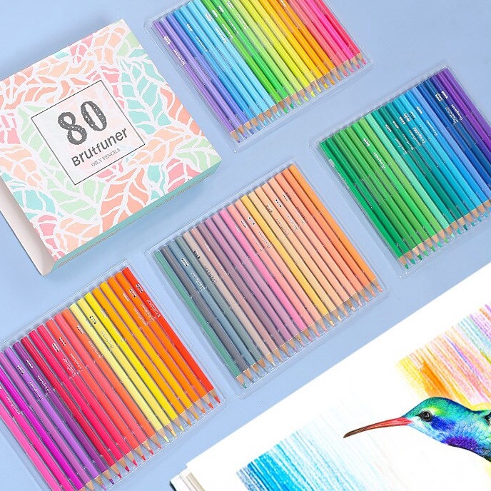 

KI3 Brutfuner 8 color lht color oily colored pencil sketch drawing