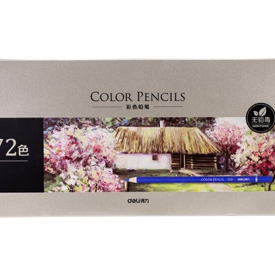 

Hemat Pensil Deli Warna MinyakOil Pencil Color HhGrade 72 Warna 6568