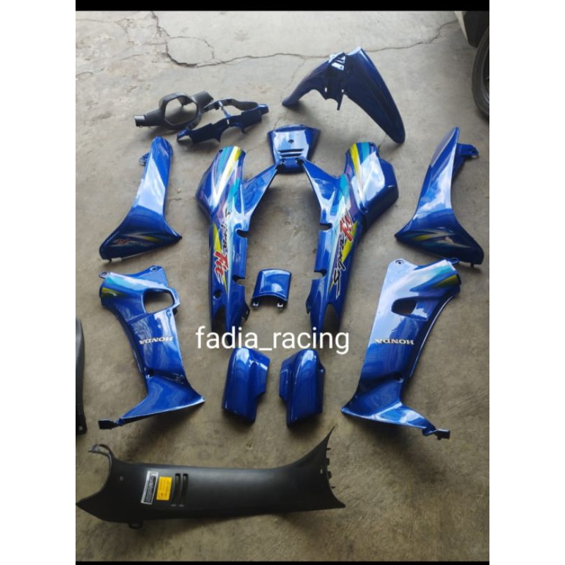 COVER BODI SET SUPRA FIT LAMA BIRU