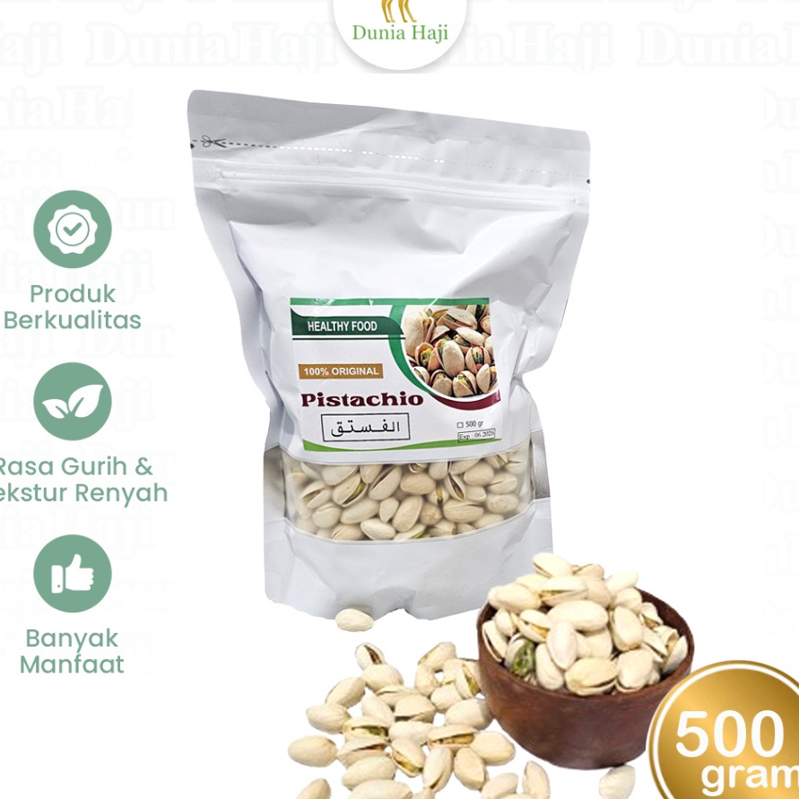 

HANYA DI PISTACHIOS Kacang Pistachio Arab Fustuk Murah Oleh Oleh Haji dan Umroh