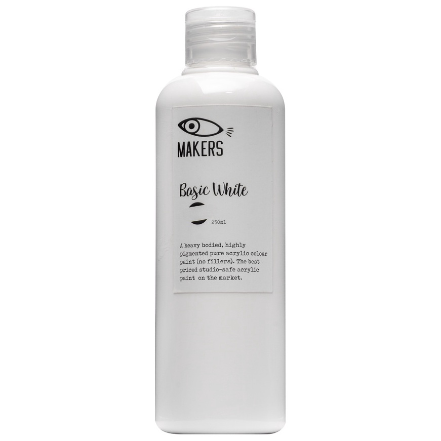 

Wah Basic White Acrylic Paint 25ml by MAKERS