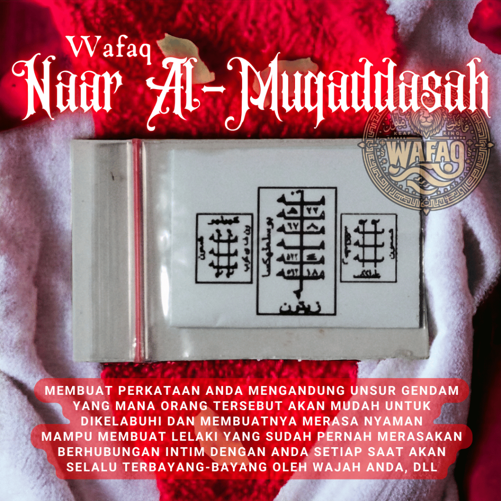 

Kertas Waffaq Naar Al-Muqaddasah Untuk Penguat Aura Positif Dan Pengasiihan