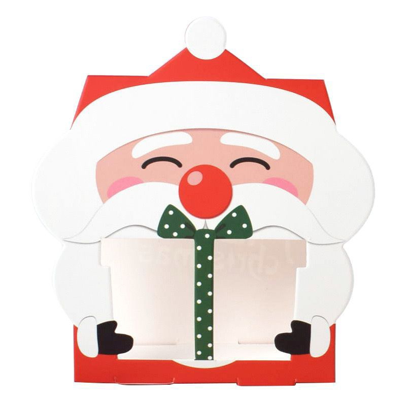 

xmas cookies bag santa plastik biscuit natal motif santa hampers natal