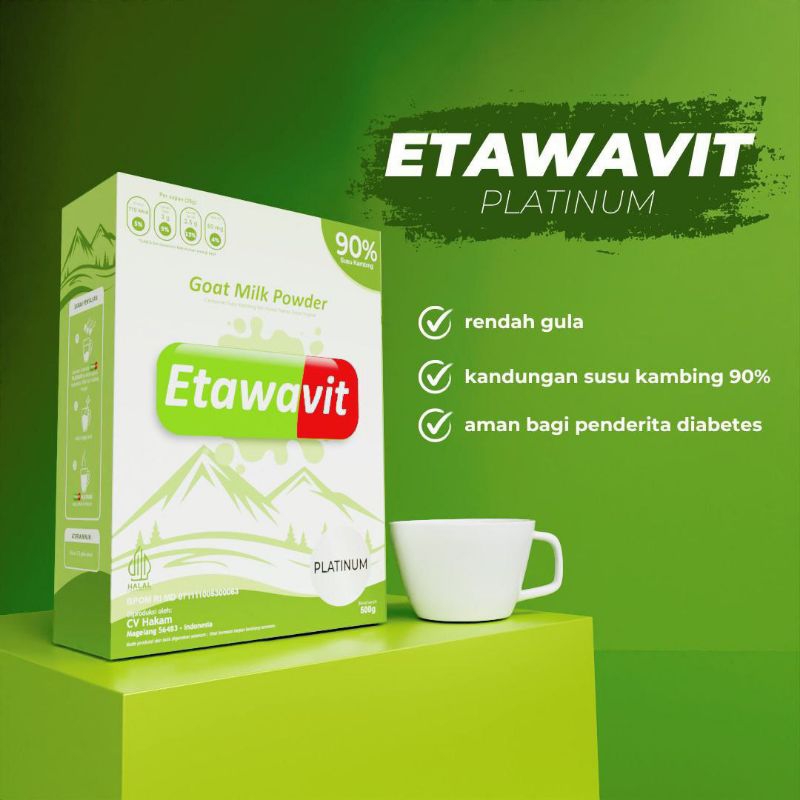 

ETAWAVIT PLATINUM SUSU KAMBING ALAMI BERKUALITAS