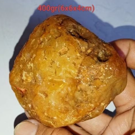 batu akik mani gajah madu kristal (701)