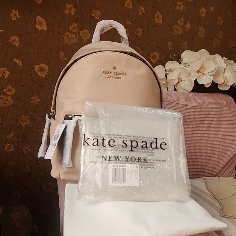 Ransel Tas Kate Spade Medium Backpack Colorblock - Preloved