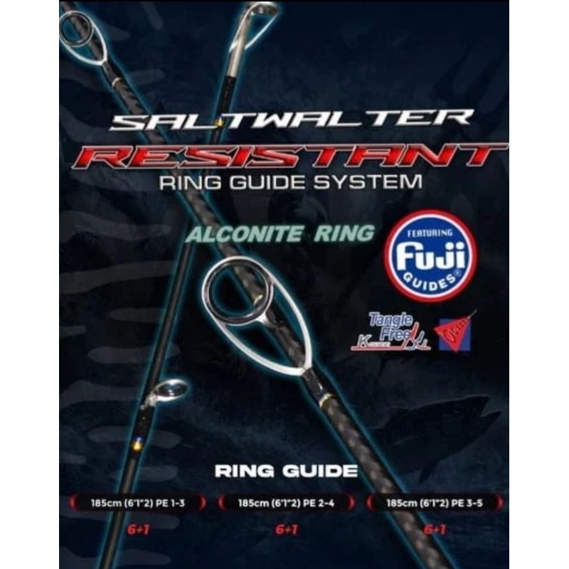 Joran Jig Daido Poseidon Mackarel 180cm pe1-3 pe2-4