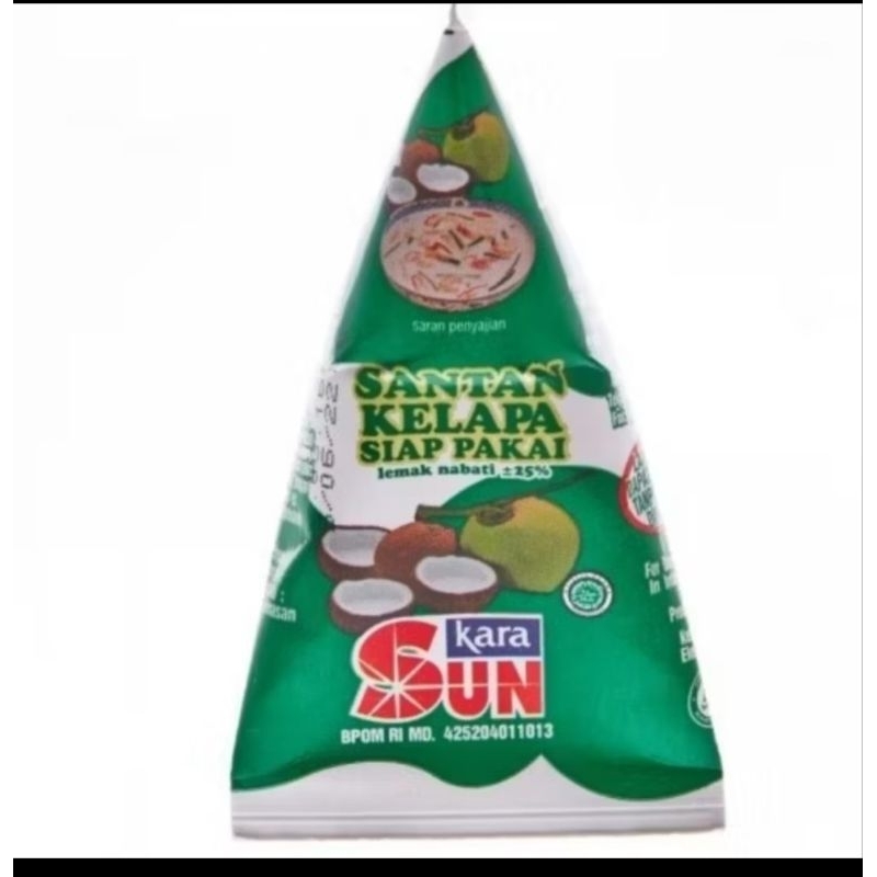 

SUN KARA santan kelapa kerucut, siap pakai