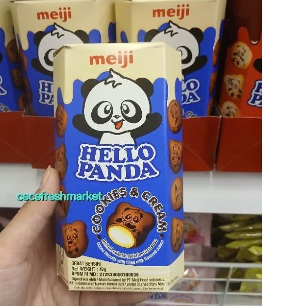 

Jual biscuit coklat hello panda meiji pack 42 gr