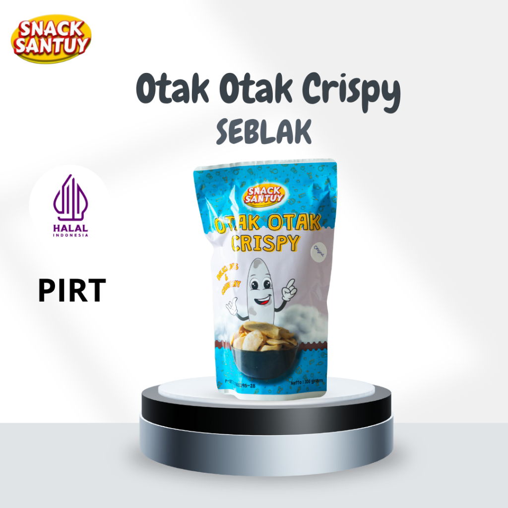 

SNACK SANTUY Otak Otak Crispy seblak 100 gram