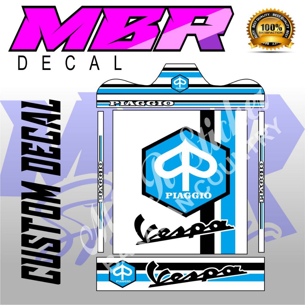 decal sangkar motif vespaSTIKER SANGKAR KOTAK VESPA