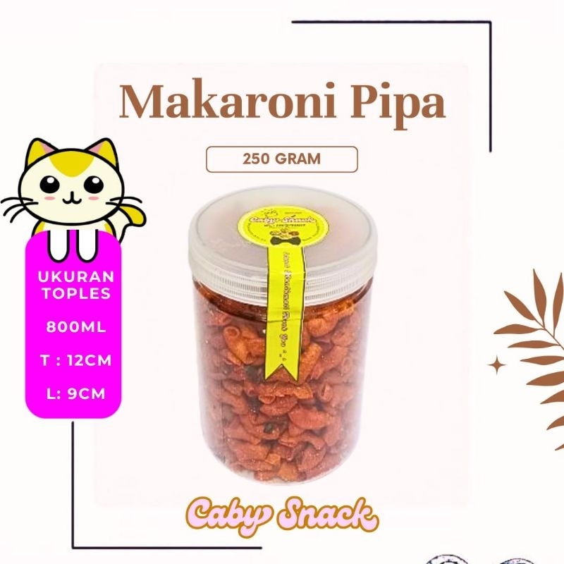 

Caby_Snacks Makaroni pipa Toples 250gr Termurah Cod Gratis ongkir Jawa Timur termurah dikirim ke alamat langsung