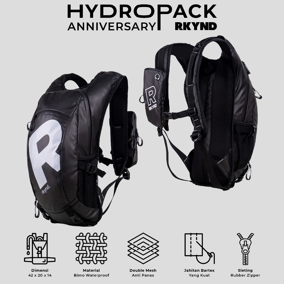Big Sale TAS TRAIL RANSEL SEPEDA MTB RKYND HYDROPACK BL1 ANNIVERSARY