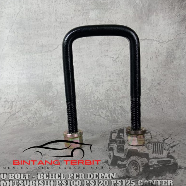 SIAPKIRIM U BOLT BEHEL PER DEPAN PS1 PS12 PS135 CANTER 14MM