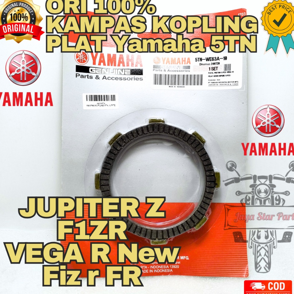 SIAPKIRIM ORI YGP Kampas Kopling Plat Kopling Plate Original Asli Yamaha Jupiter Z F1ZR Vega R New F