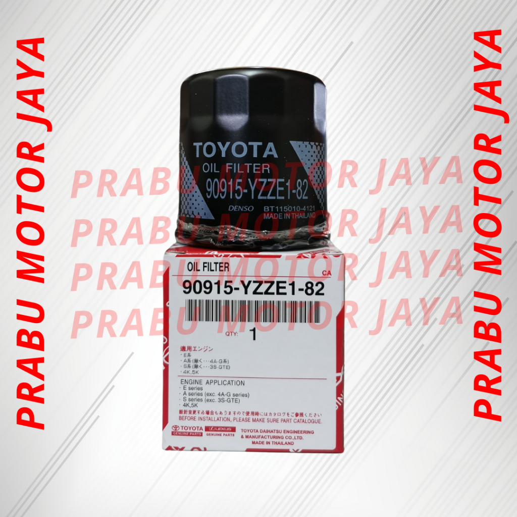 FILTER OLI TOYOTA ORIGINAL 90915-YZZE1-82 YARIS VIOS ALTIS