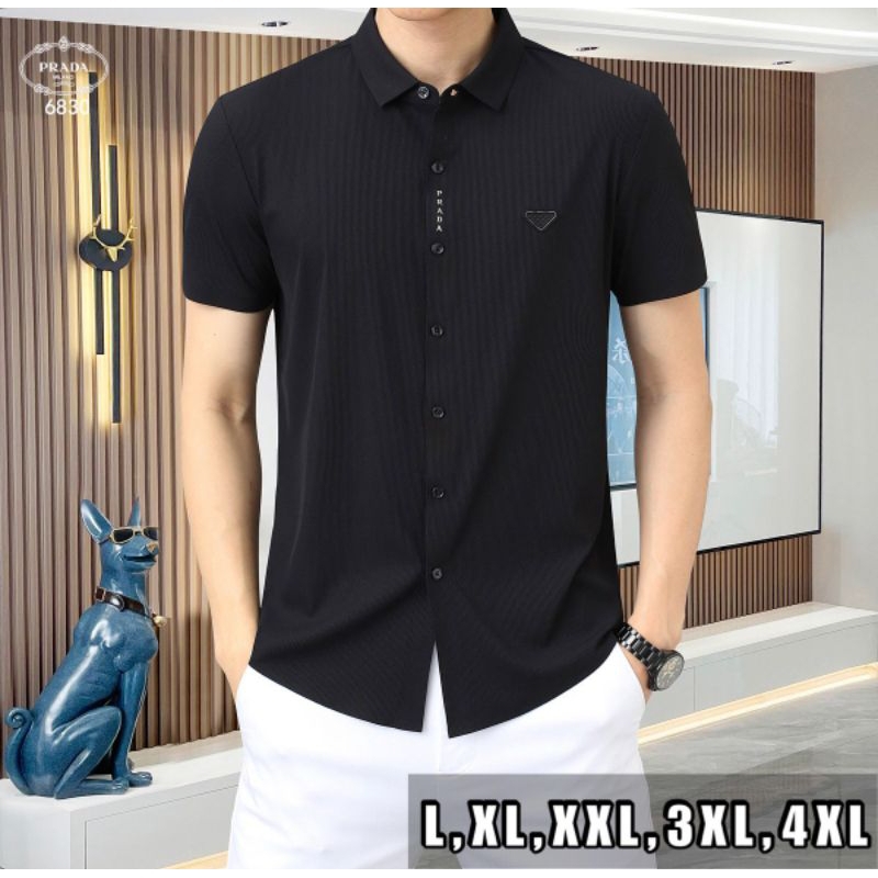 KEMEJA LENGAN PENDEK PRIA PRA3442 KEMEJA IMPORT FASHION BRANDED