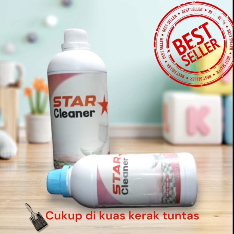 STAR PEMBERSIH KERAMIK LANTAI, WASTAFFL,TOILET DLL