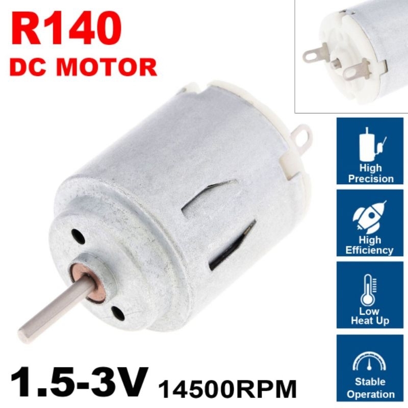 Dinamo dc R140 generator mini 1.5v - 3v