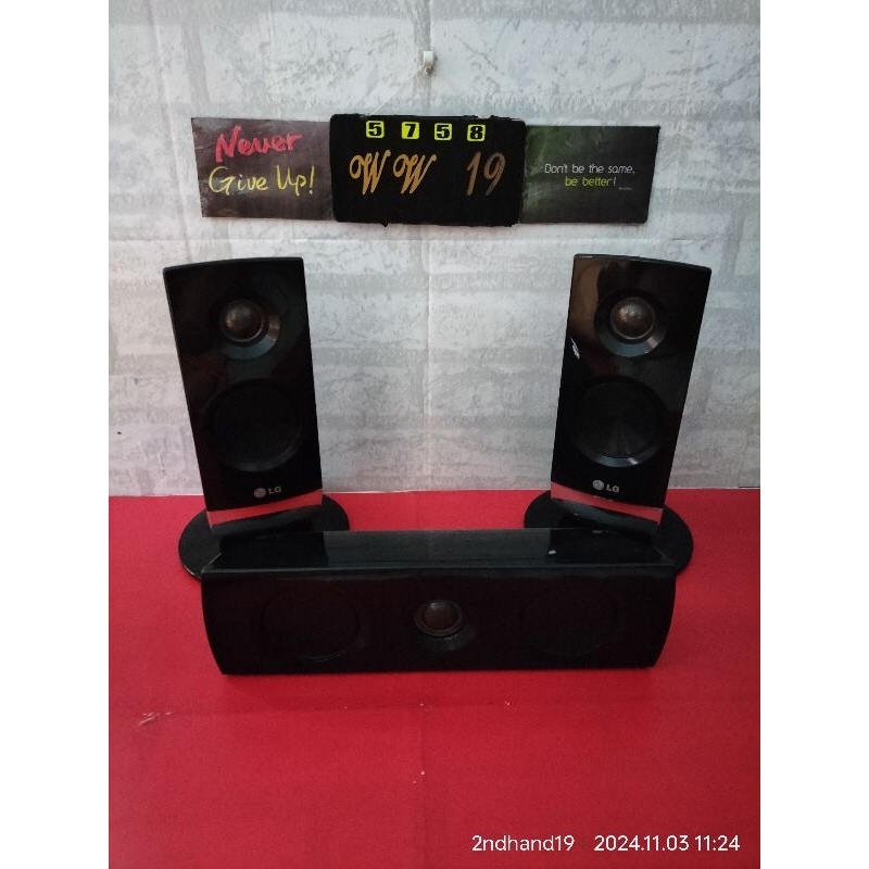 speaker satelit dan surround mini tower LG pasif Second