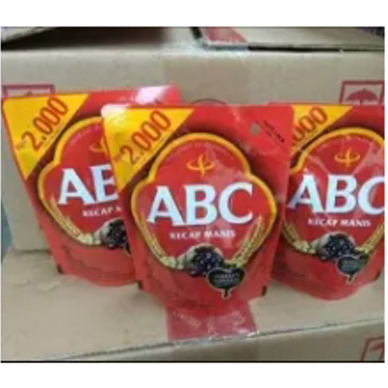 

kecap manis ABC refill 62ml/dus (48pcs)