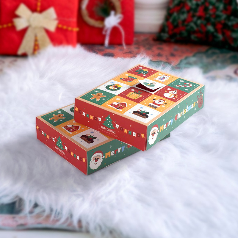 

PAOPAO Paperbox Natal Merry Christmas Natal isi 12 & isi 24 Grids Premium Design