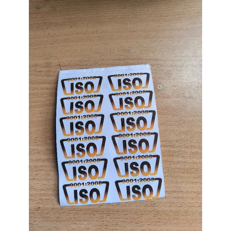 stiker ISO helm ltd