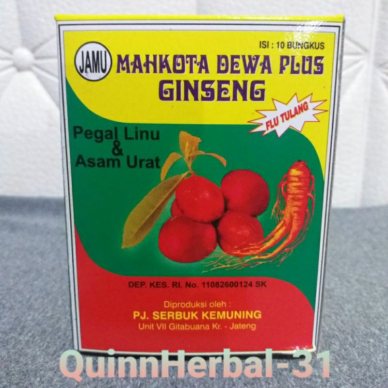 Serbuk MAHKOTA DEWA Plus GINSENG 100%Original