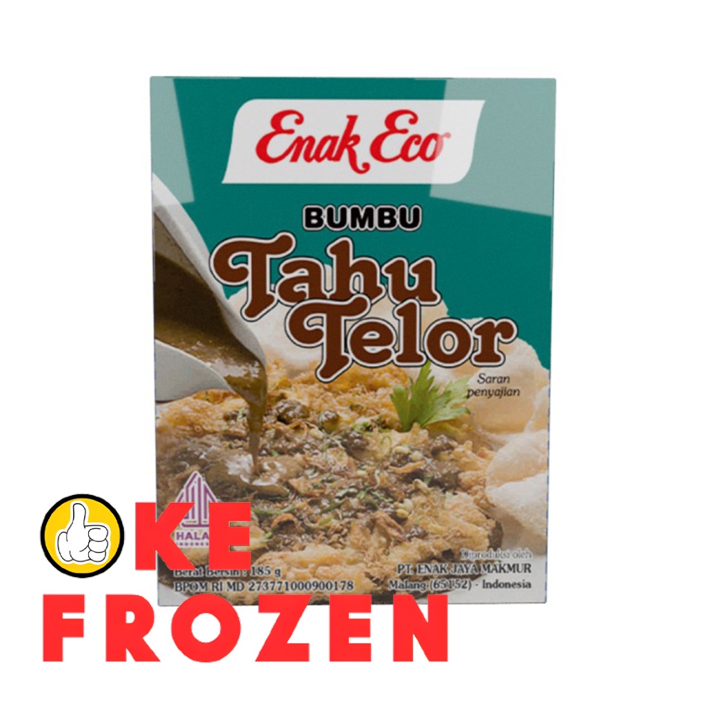

ENAK ECO BUMBU TAHU TELOR 185GR/ BUMBU INSTAN