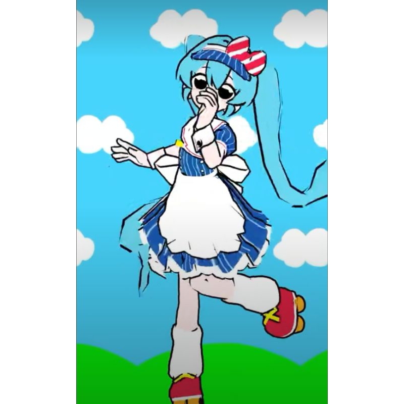 Miku Maid Dress Costume Cosplay