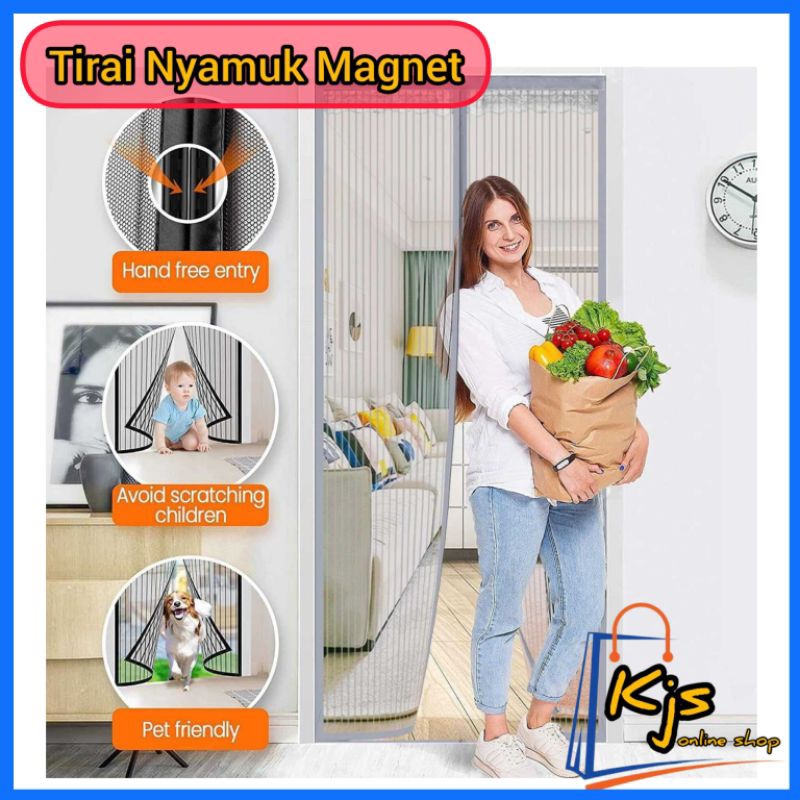 Tirai Nyamuk Magnet Kasa pintu tirai pintu anti nyamuk