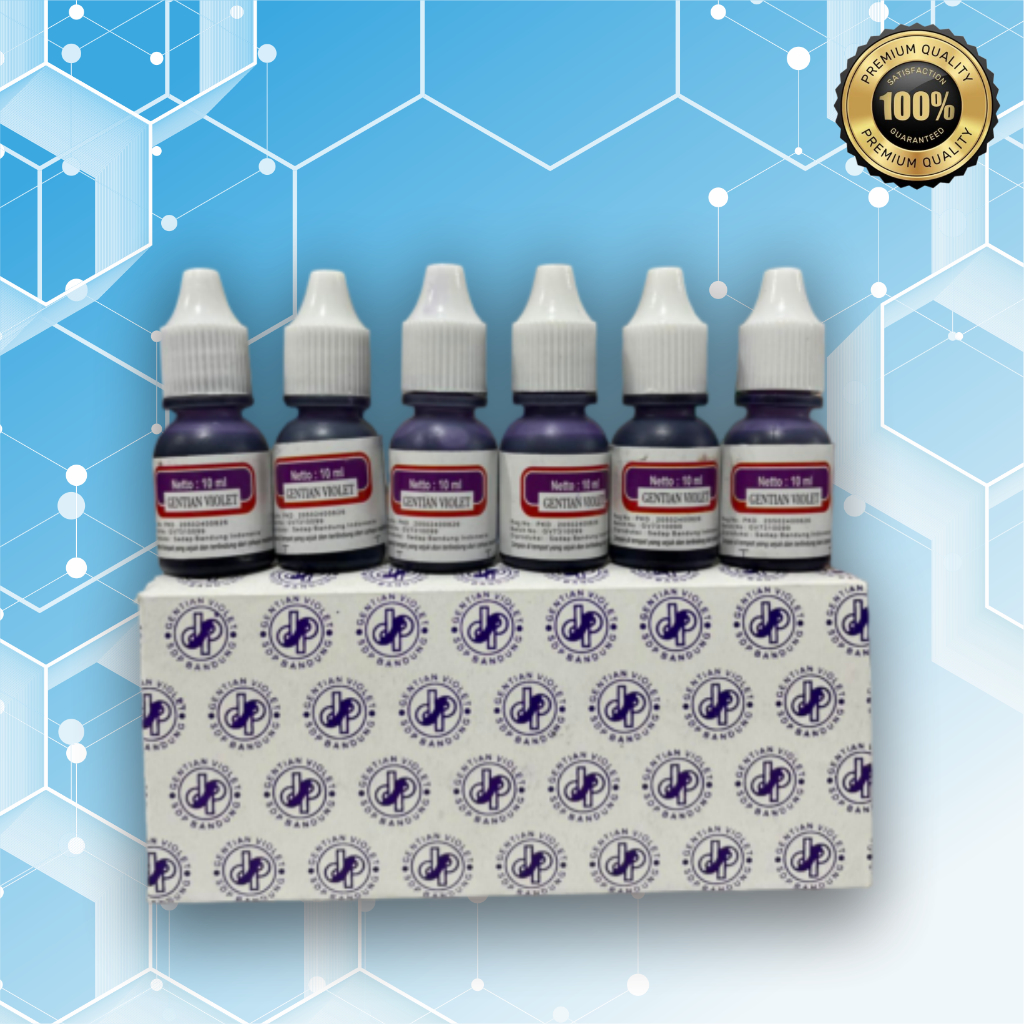 Gentian Onemed Violet Obat Sariawan 10ml Obat Kumur Luka Mulut Sariawan Radang Tenggorakan 1pcs