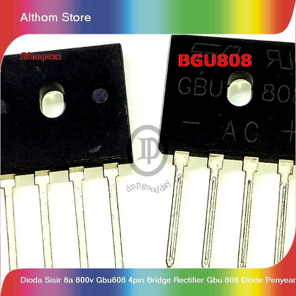 dioda sisir 8a 800v gbu808 4pin bridge rectifier gbu 808 diode penyearah