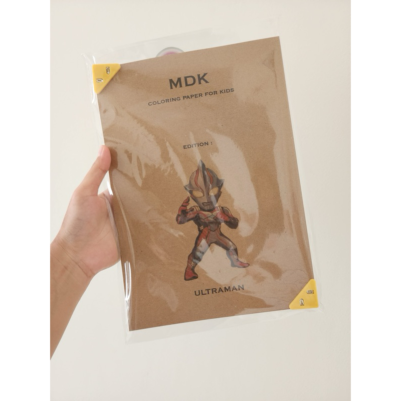 

MDK PAKET Kertas Mewarnai MANILA TEBAL tema ULTRAMAN isi 15 lembar