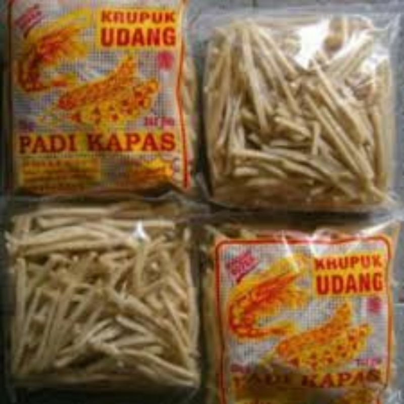 

Kerupuk Stik Udang Padi Kapas Khas Indramayu 500 gram