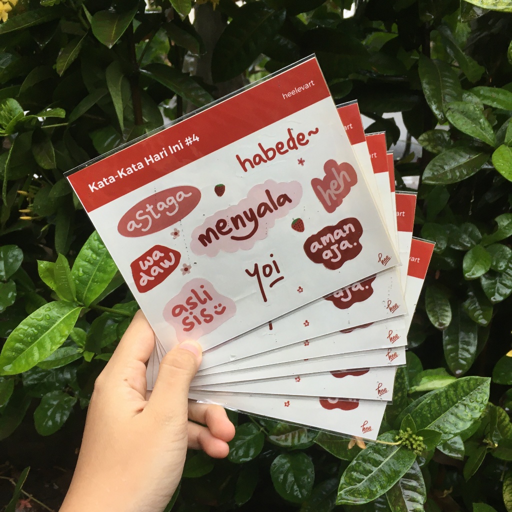 

Sticker Aesthetic | Sticker Lucu | Sticker Journaling Scrapbook | KKHI #4 | Designed by Heelev
