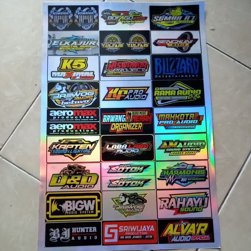 

STIKER SOUND | STIKER SOUND SYSTEM | STIKER HOLOGRAM | STIKER PACK | STIKER 1 LEMBAR