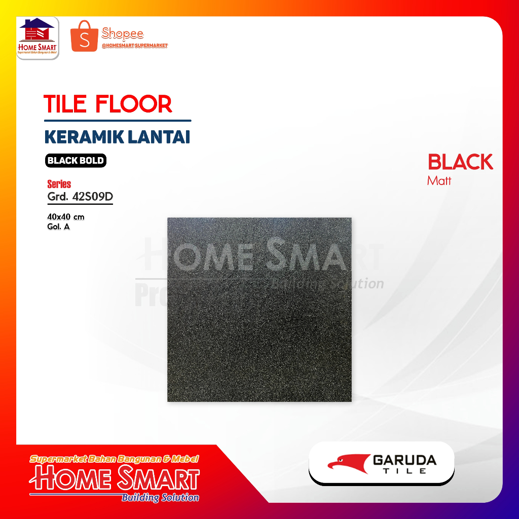 KERAMIK GARUDA G42S09D 40x40 - Matt Anti Slip/Licin