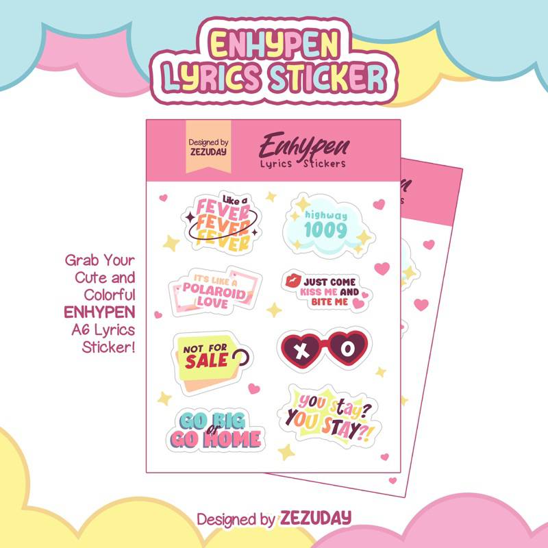 

Sticker Enhypen / Enhypen Sticker Lyrics