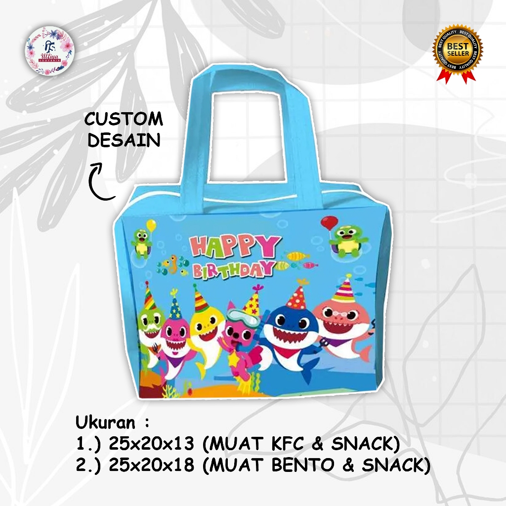 

MODEL RESLETING SPUND Tas Ultah Murah Di Bawah 5 Ribuan Tema Baby Shark Dan Bisa Custom Tema Cewek Cowok, Foto, Nama