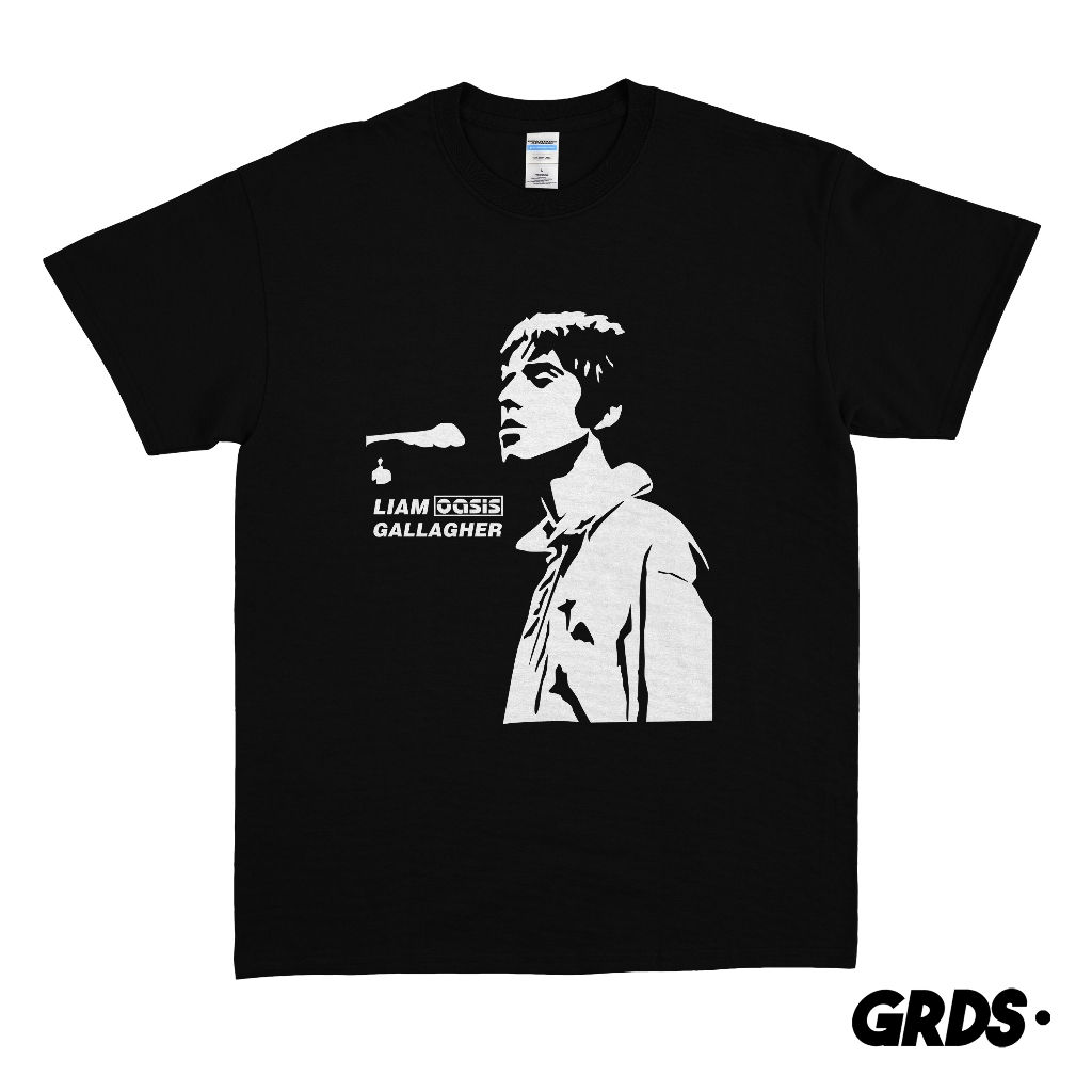 KAOS OASIS LIAM GALLAGHER / T-SHIRT BAND OASIS LIAM GALLAGHER