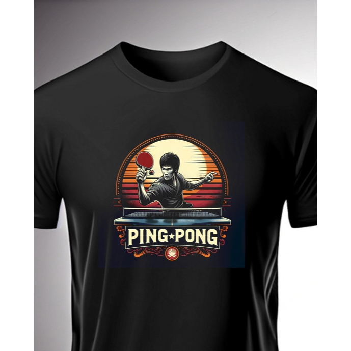 kaos pria pingpong / baju kaos pria distro original