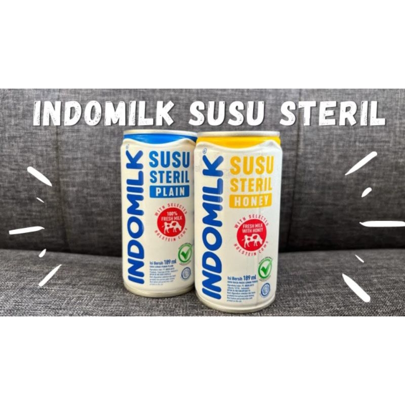 

Indomilk Susu Steril Plain & Honey 189 ML BARU!!